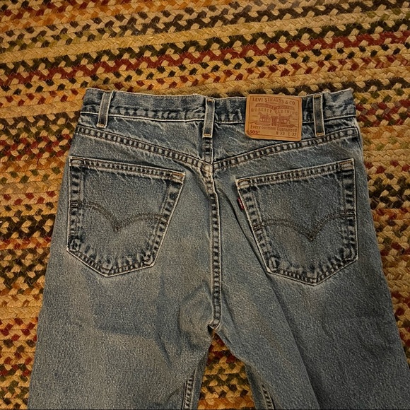 (Sold) Levi’s Vintage 90s Red Tab 505 Faded Blue Jeans (30 x 32) - Picture 3 of 14